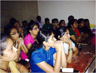 Students focused on learning